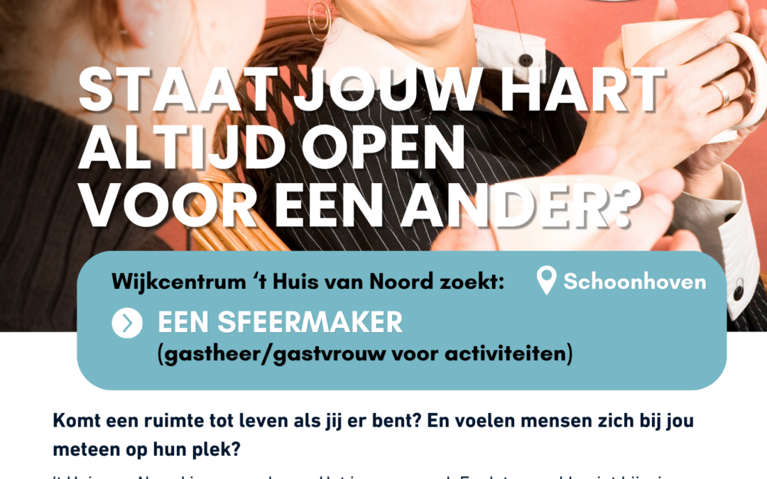 Gastheer/gastvrouw (sfeermaker)